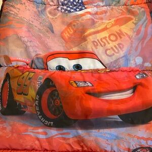 Disney Pixar Lightning McQueen Piston Cup Kids Unisex Sleeping Bag Camping Gear